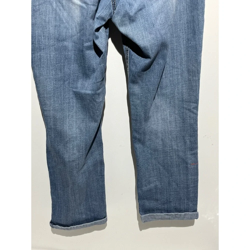 Nine West Jeans Alec Slim Boyfriend Ankle Medium Wash‎ Blue Denim Size 10